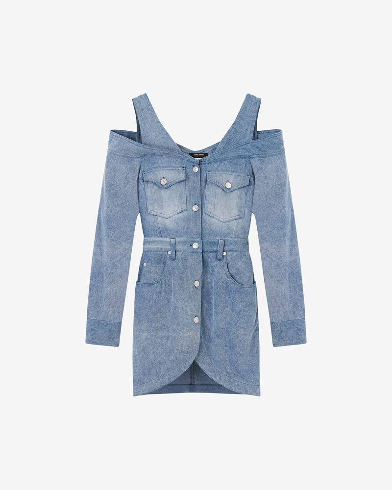 PELONA DENIM MINI DRESS - 1