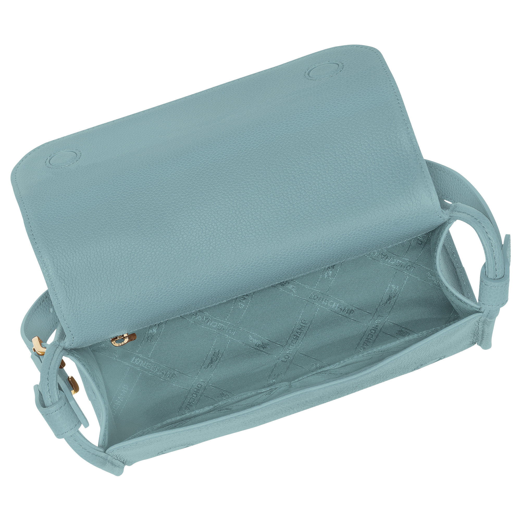 Le Foulonné M Crossbody bag Eucalyptus - Leather - 5