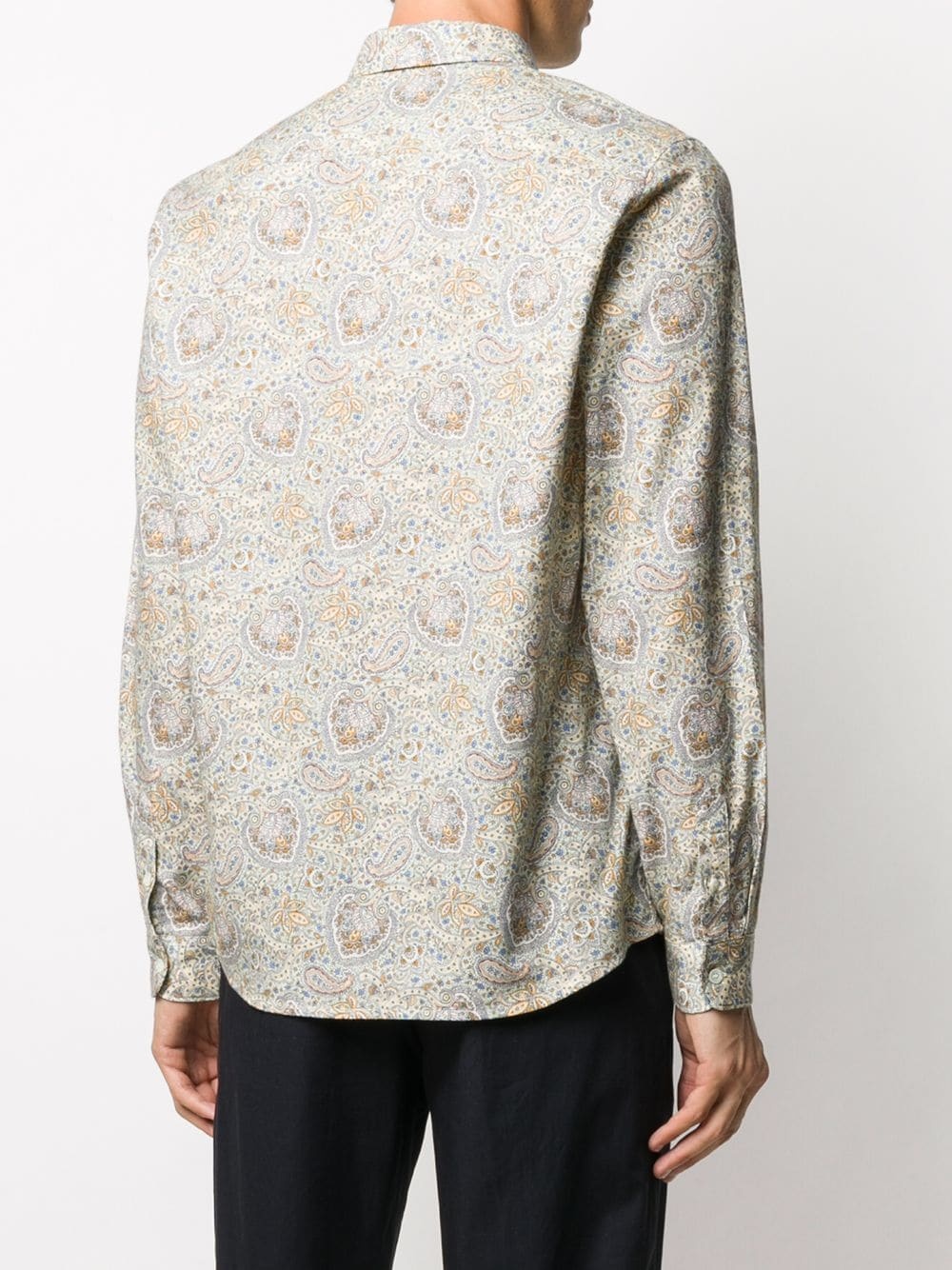 paisley print long-sleeve shirt - 4