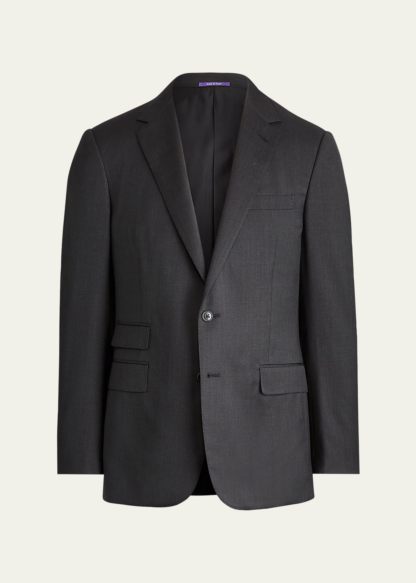 Men's Two-Piece Basic Wool Suit - 1