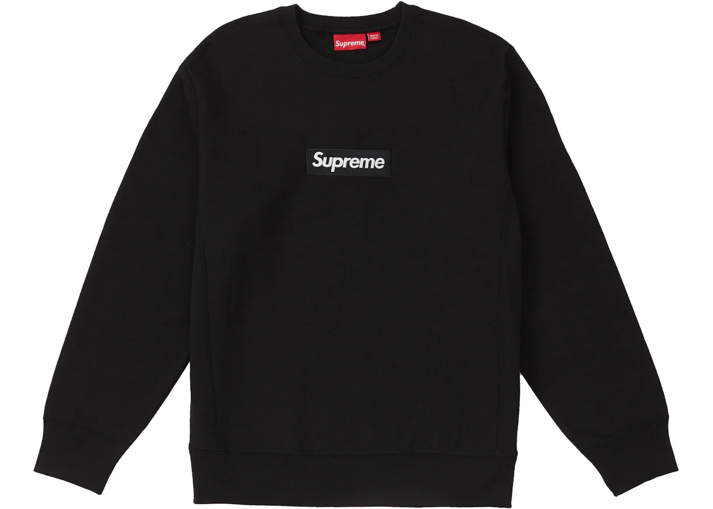 Supreme Box Logo Crewneck (FW18) Black - 1