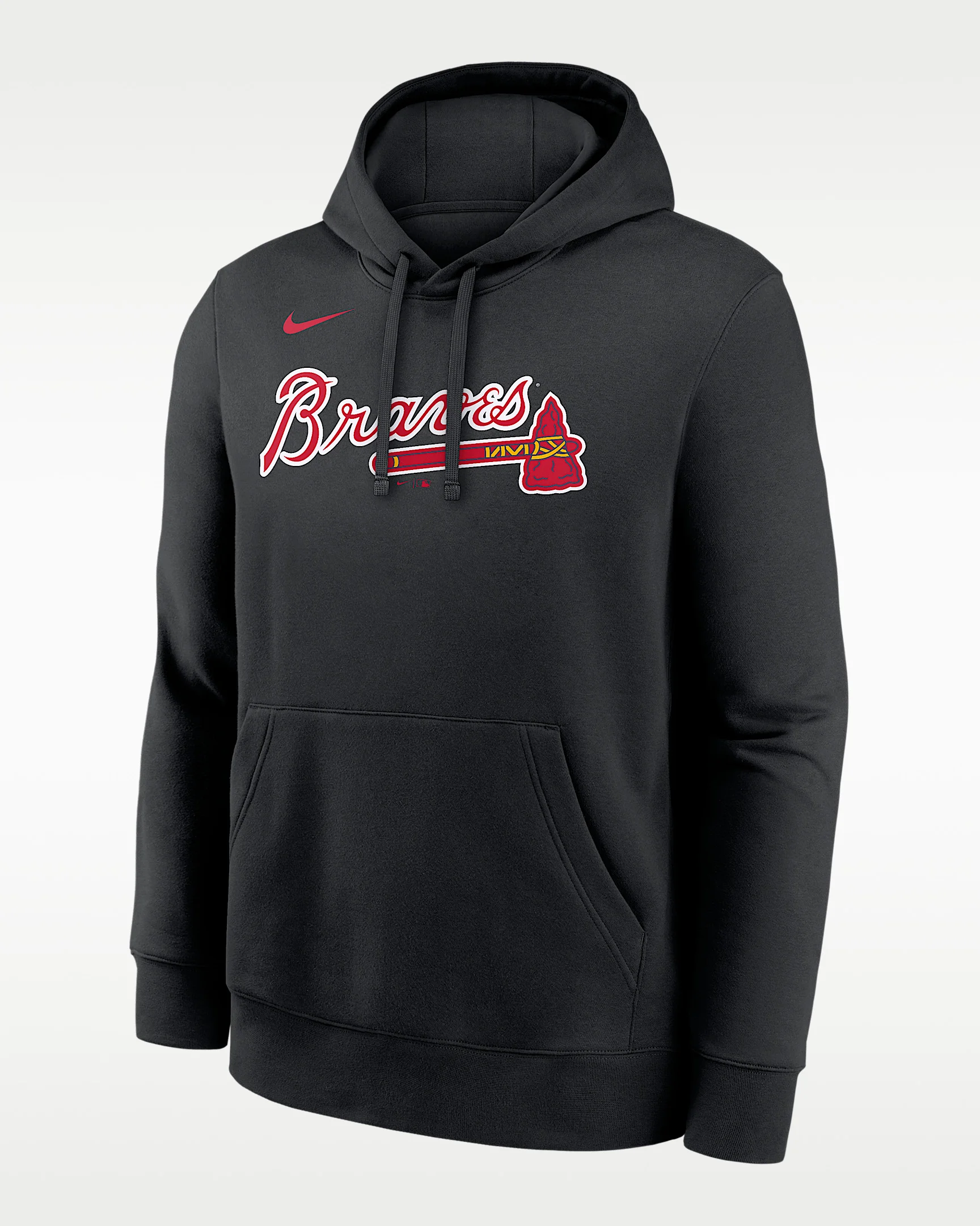Atlanta Braves Club Men's Nike MLB Pullover Hoodie - 1