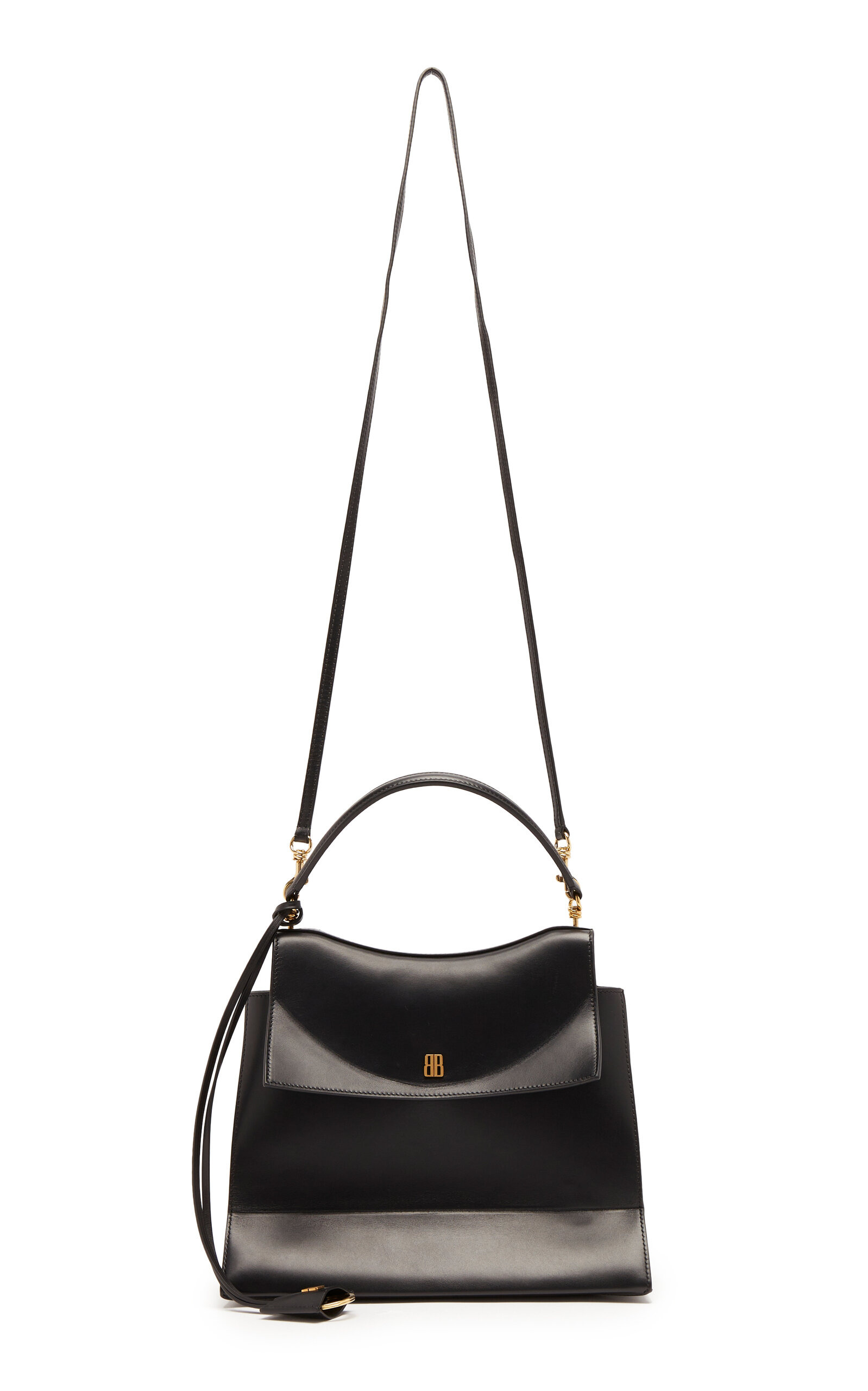 Nano Medium Leather Top Handle Bag black - 3