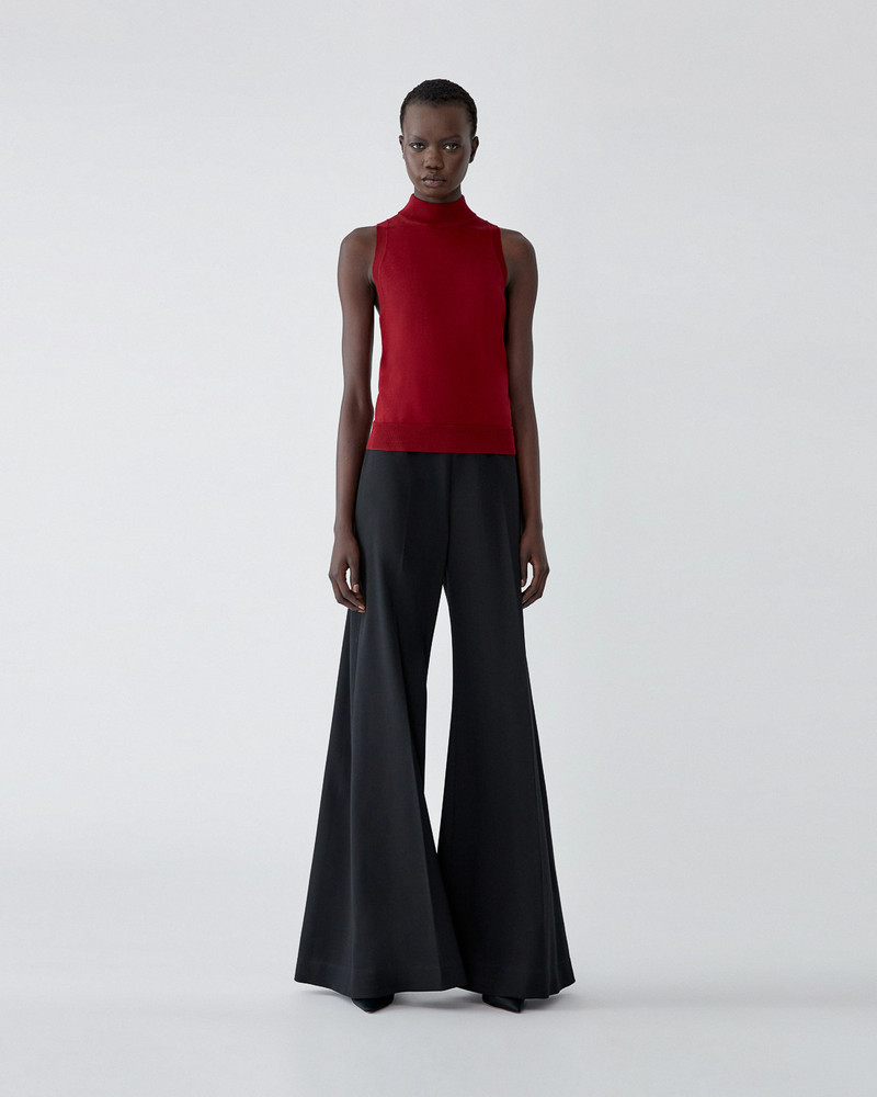 CAROLINA HERRERA Sleeveless Mock-Neck Top outlook