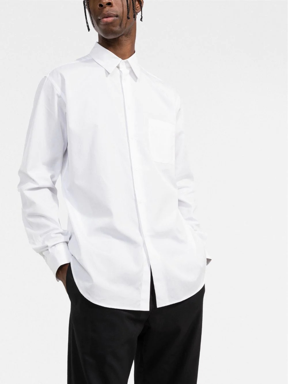 long-sleeve cotton shirt - 3