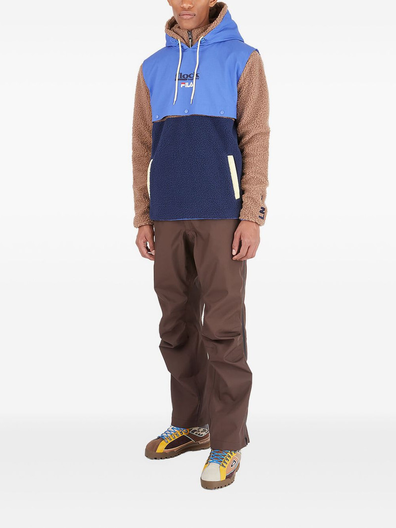 FILA hooded fleece panelled hoodie outlook