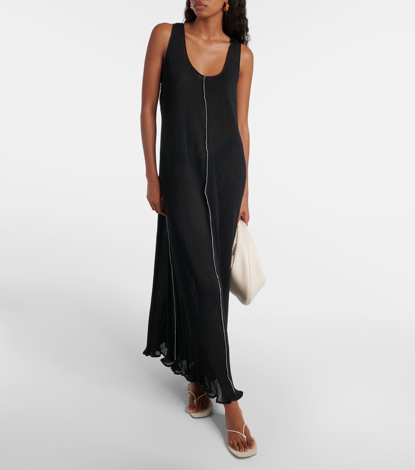 Plissé maxi dress - 2