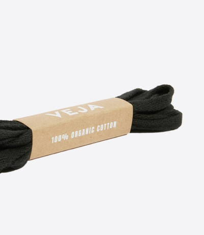 VEJA LACES ORGANIC COTTON BLACK outlook