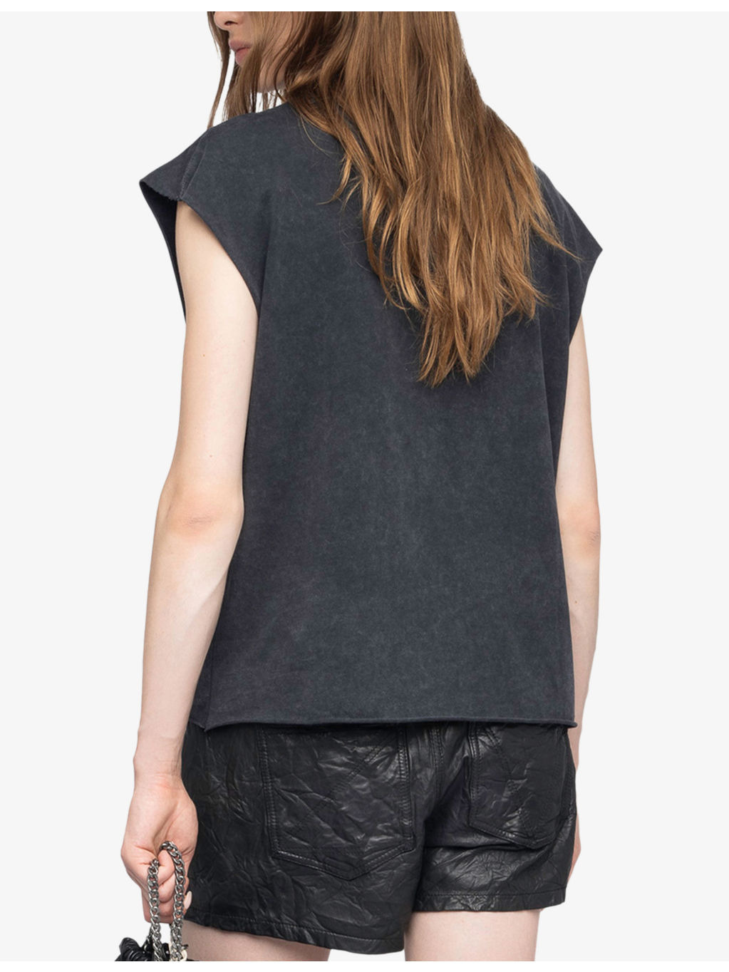 Cloe Rhinestone-Embellished Cotton-Jersey Tank Top - 4