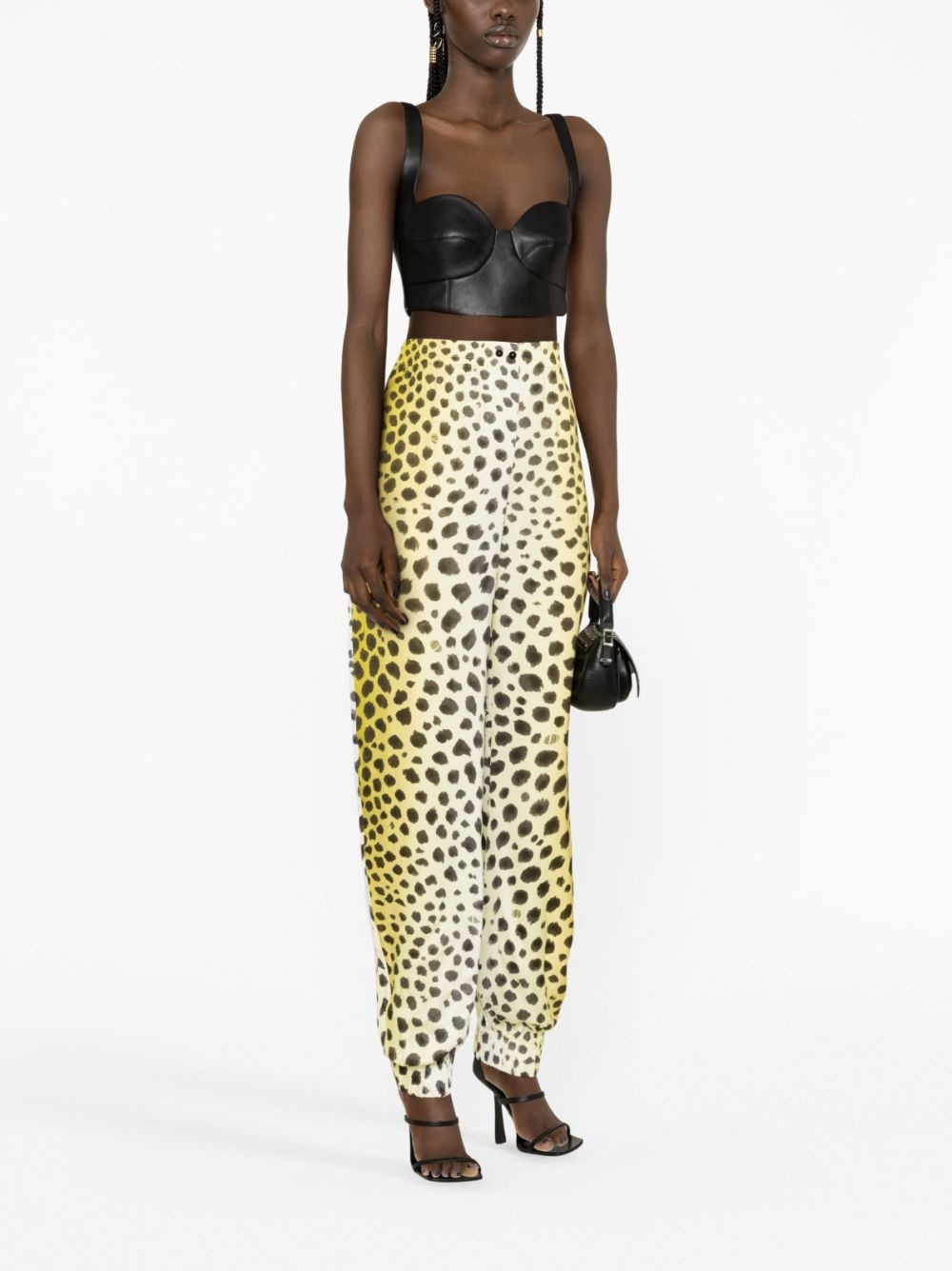Jagger cheetah-print tapered trousers - 3