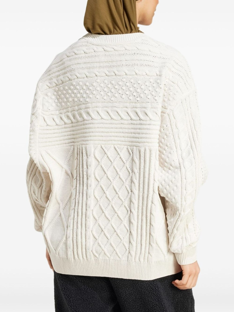 cable-knit sweater 4