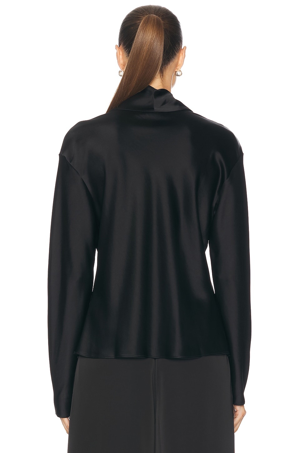 Barb Long Sleeve Cowlneck Top - 3