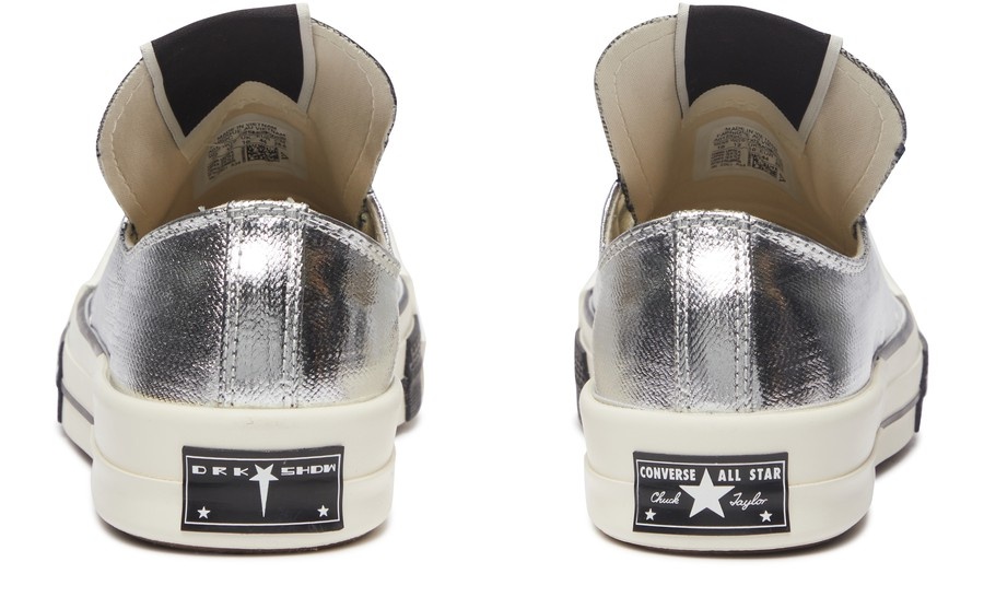 Turbodrk sneakers x Converse low silver - 4