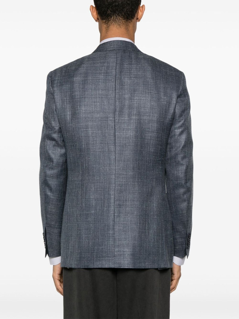 slub-texture blazer 4