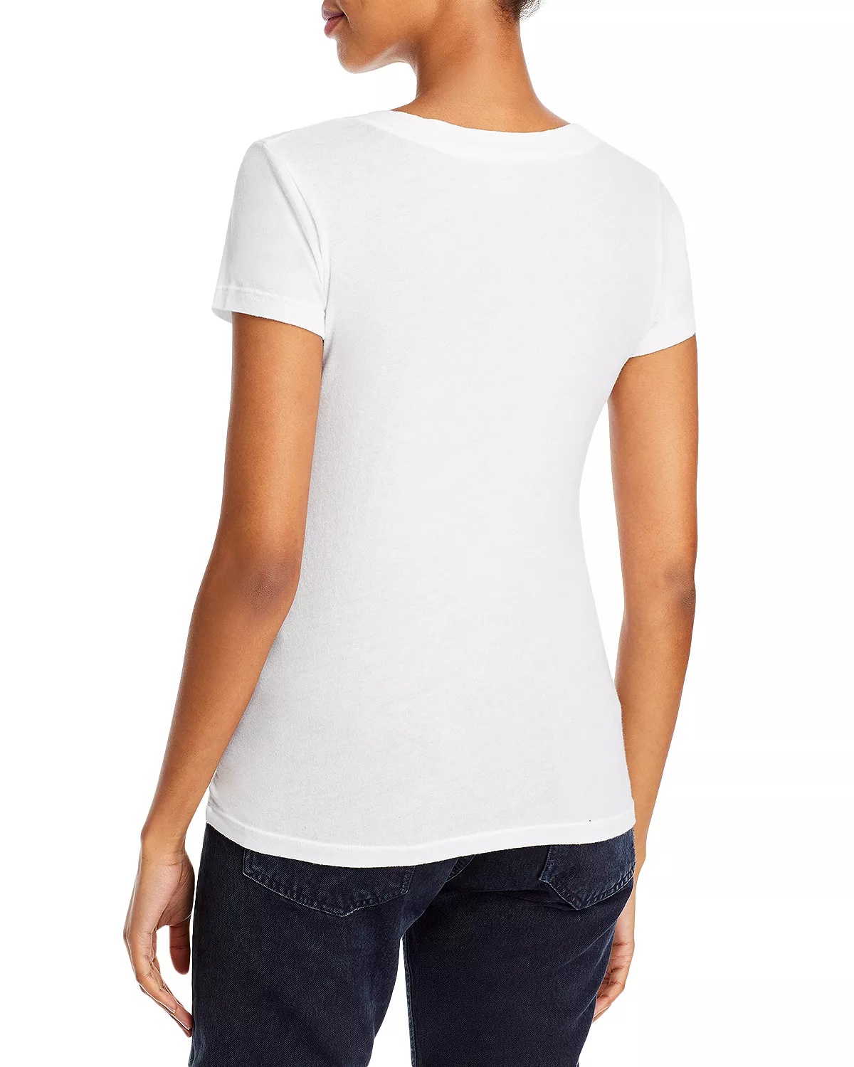 Becca Cotton V-Neck Tee - 3