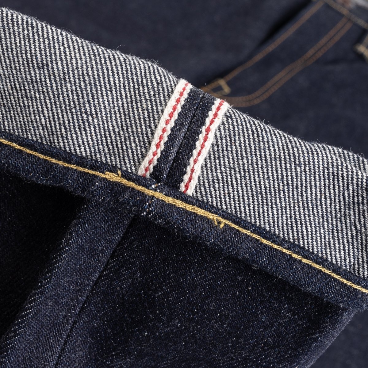 IH-888S-UHR 21/23oz Ultra Heavy Raw Selvedge Denim Medium/High Rise Tapered Cut Jeans - Indigo - 9