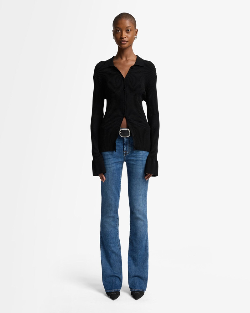 7 For All Mankind Slim Illusion Bootcut in Soho Light outlook