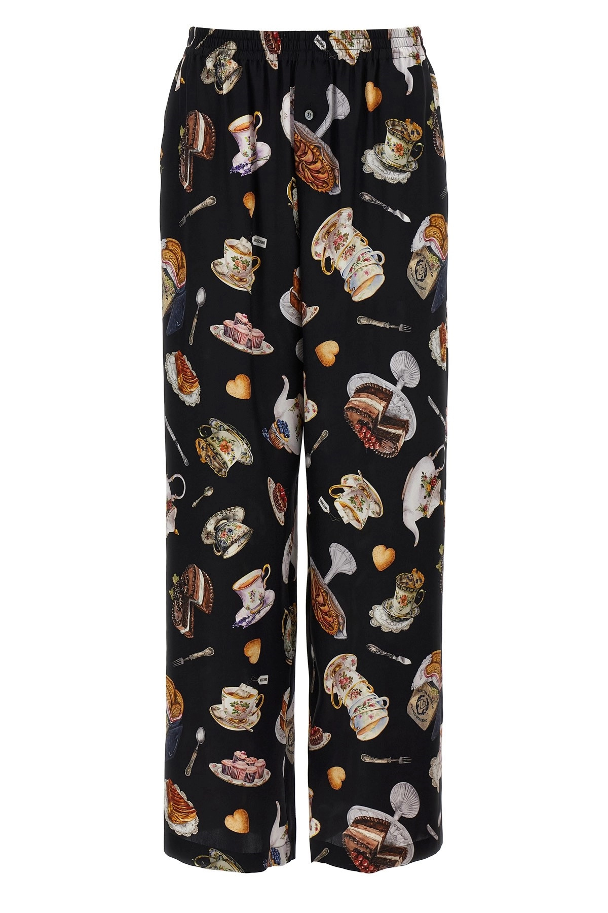 'Tea time' print pants - 1