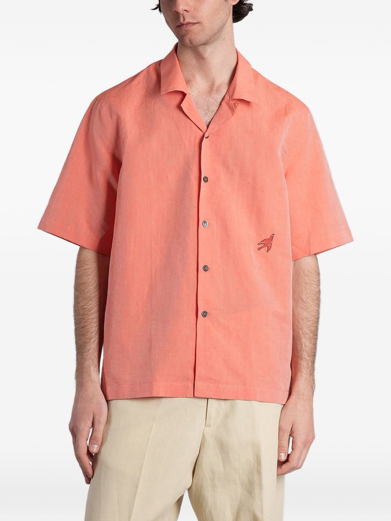 embroidered short-sleeve shirt 1