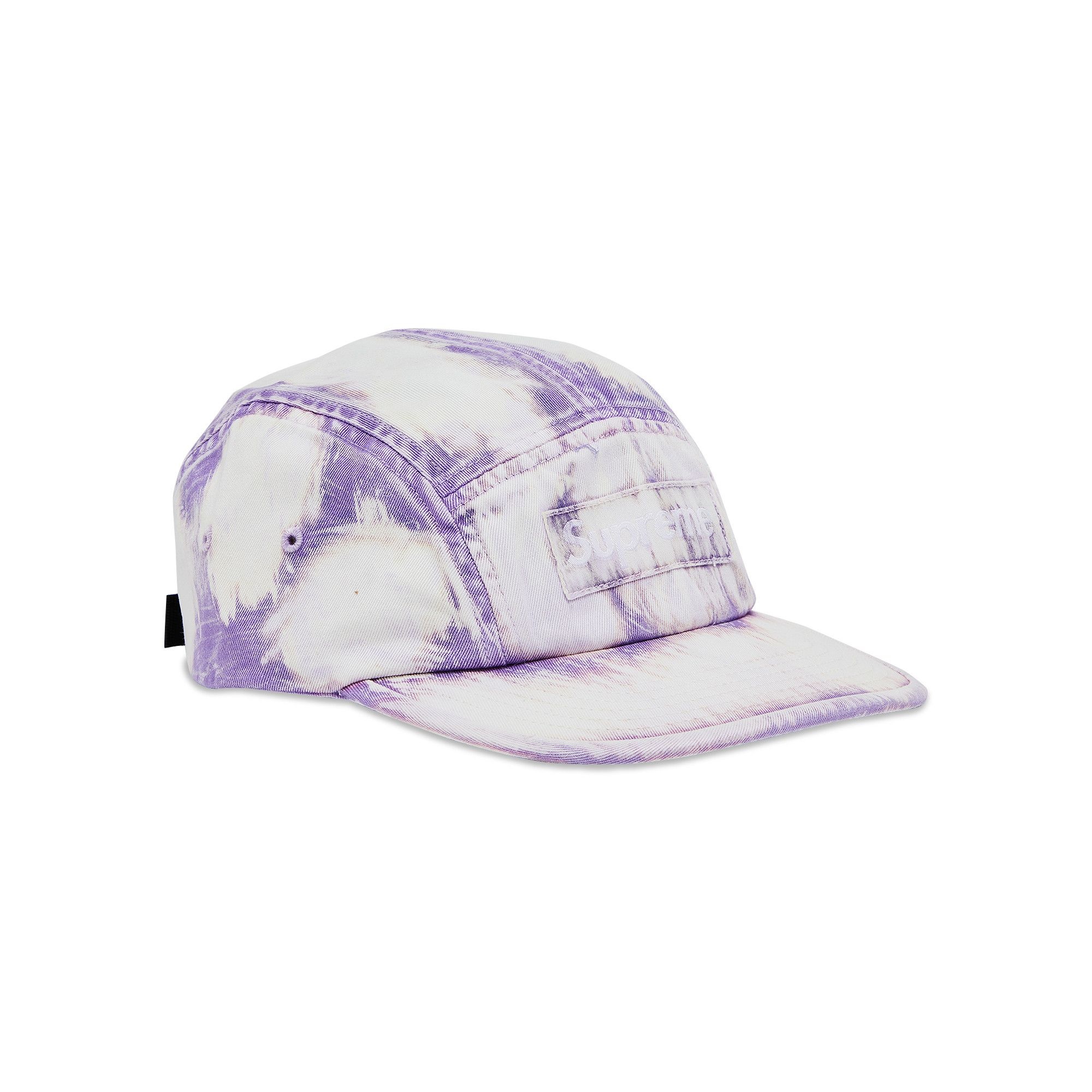 Supreme Bleached Chino Camp Cap 'Purple' - 2