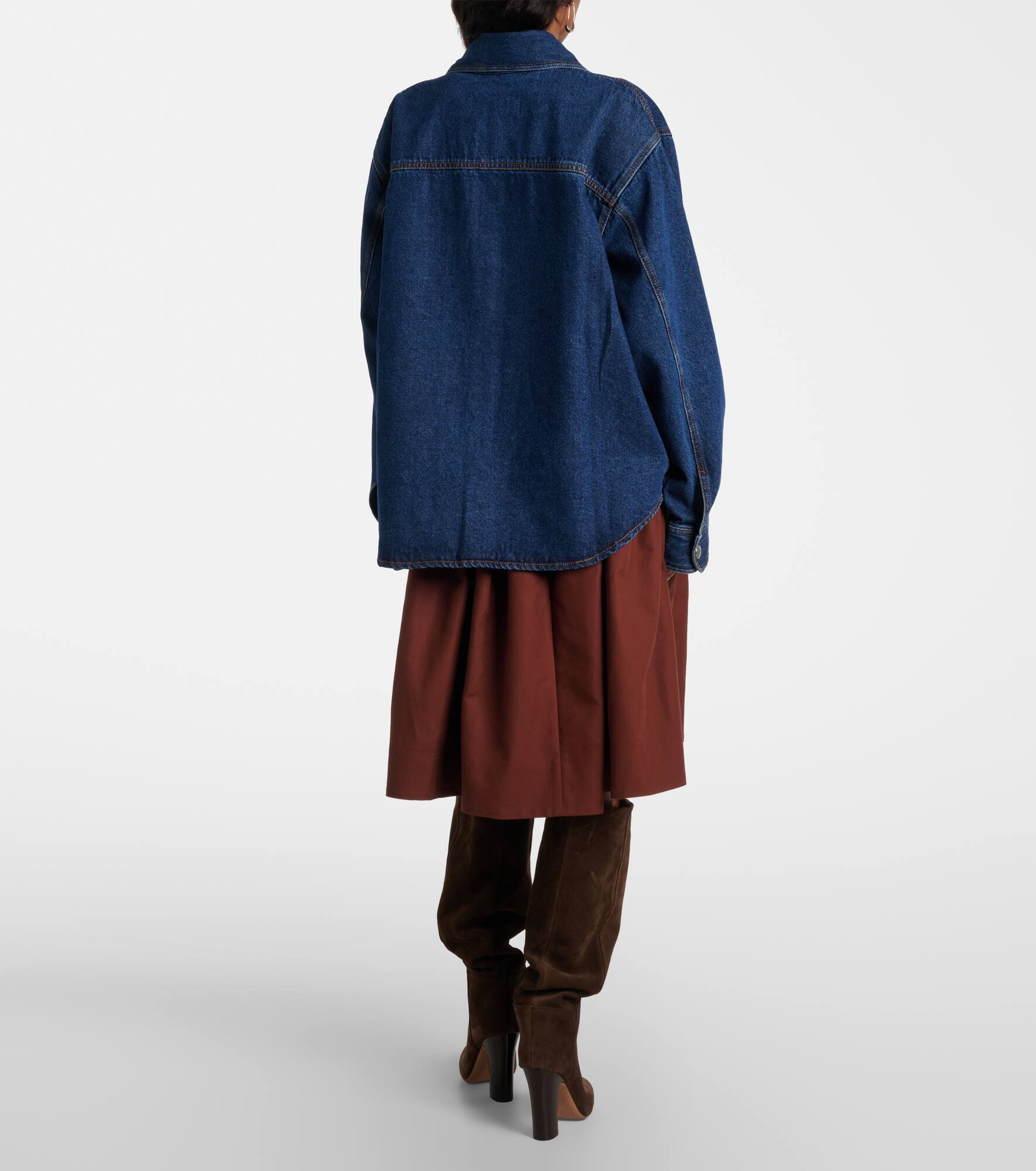 Ami de Cœur oversized denim shirt - 3