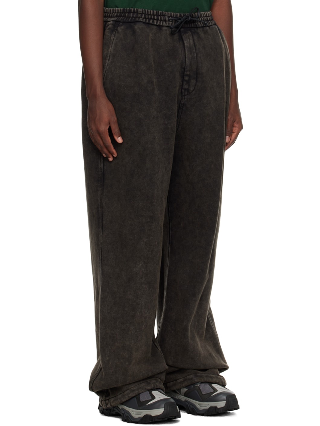 Brown Faded Sweatpants - 2