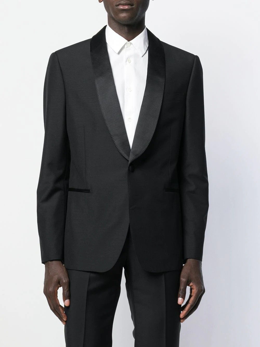 evening scarf tuxedo jacket - 5