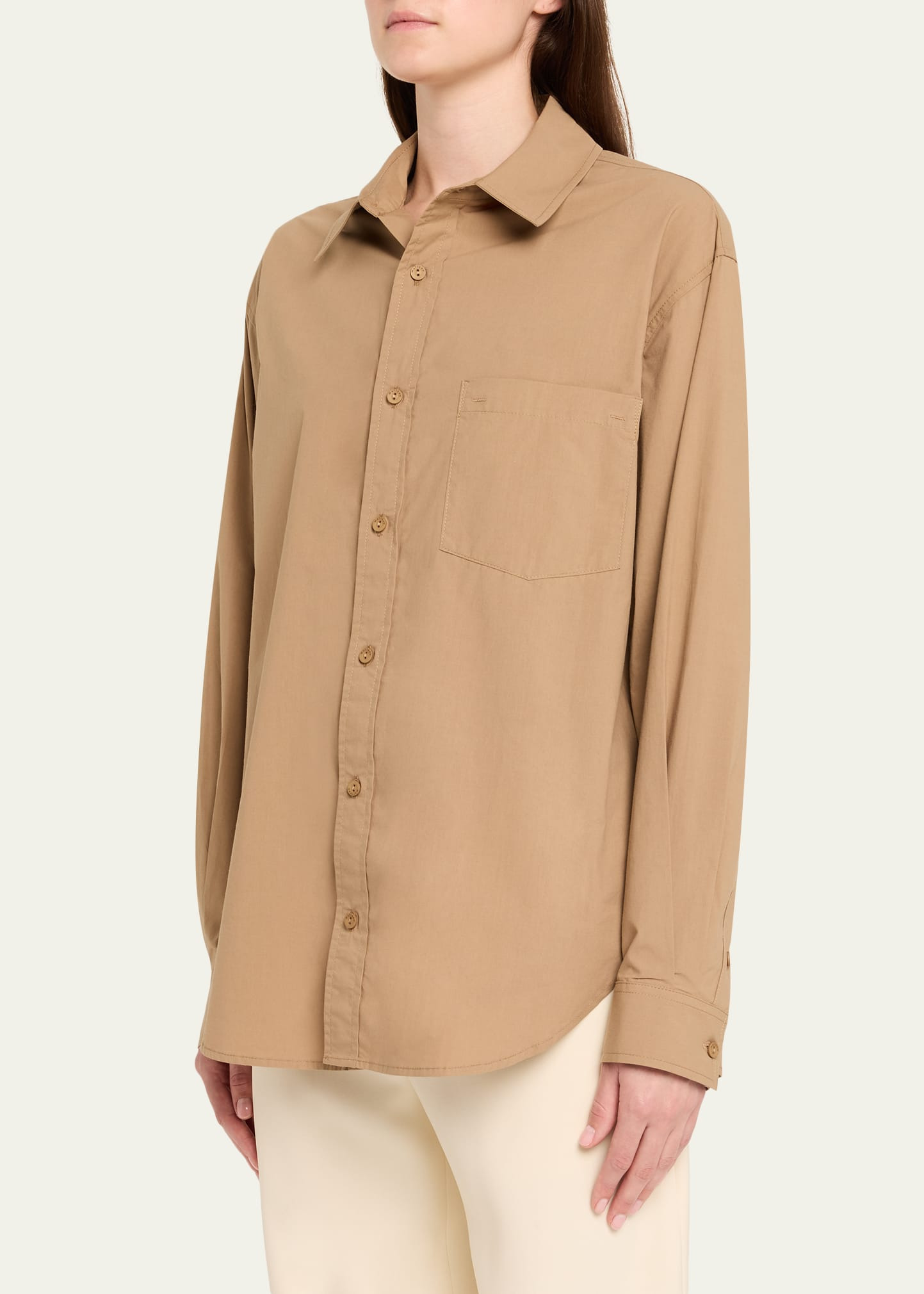 The Relaxed Button-Front Shirt - 4