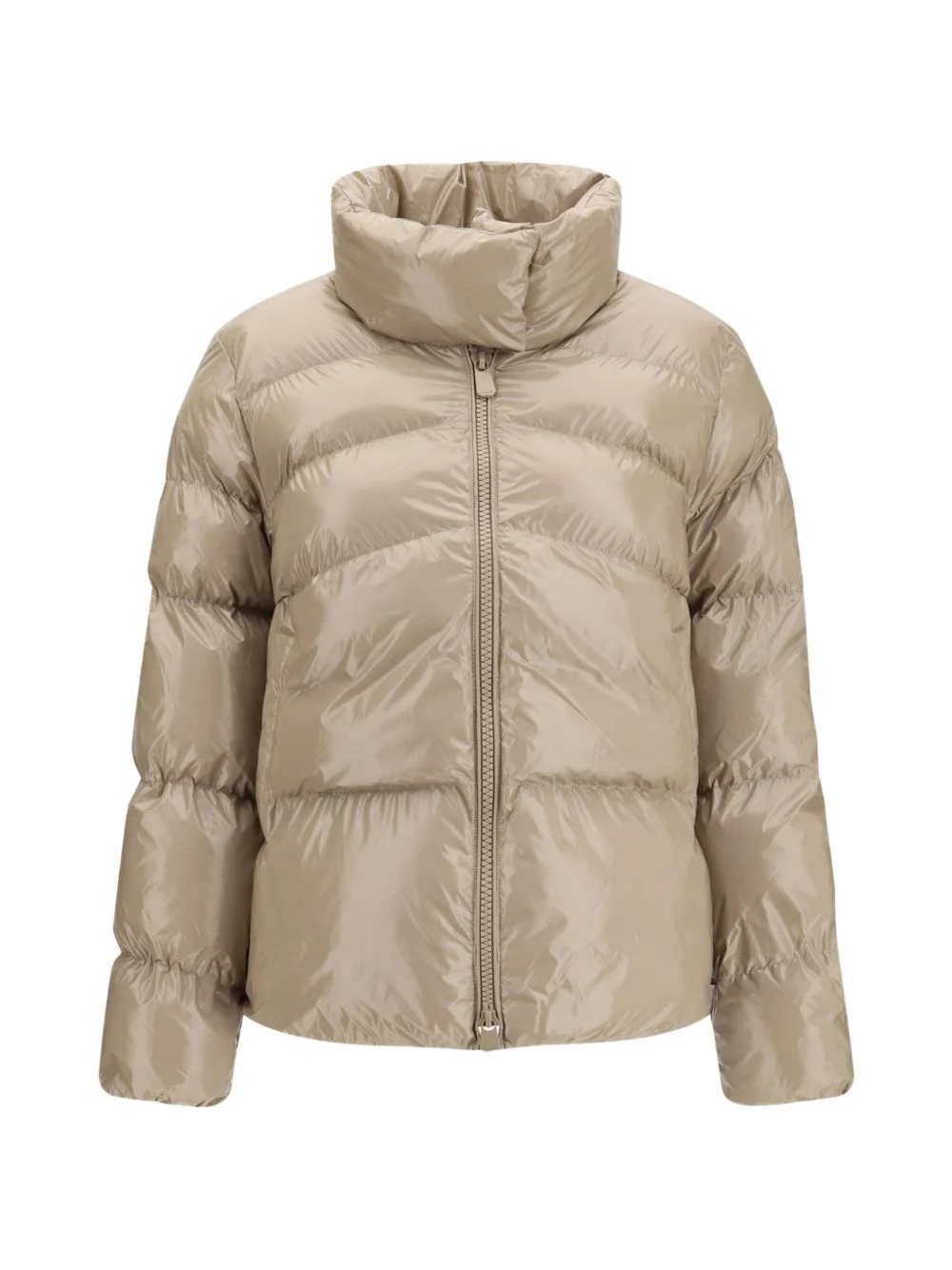 quilted turtleneck puffer jacket - 1