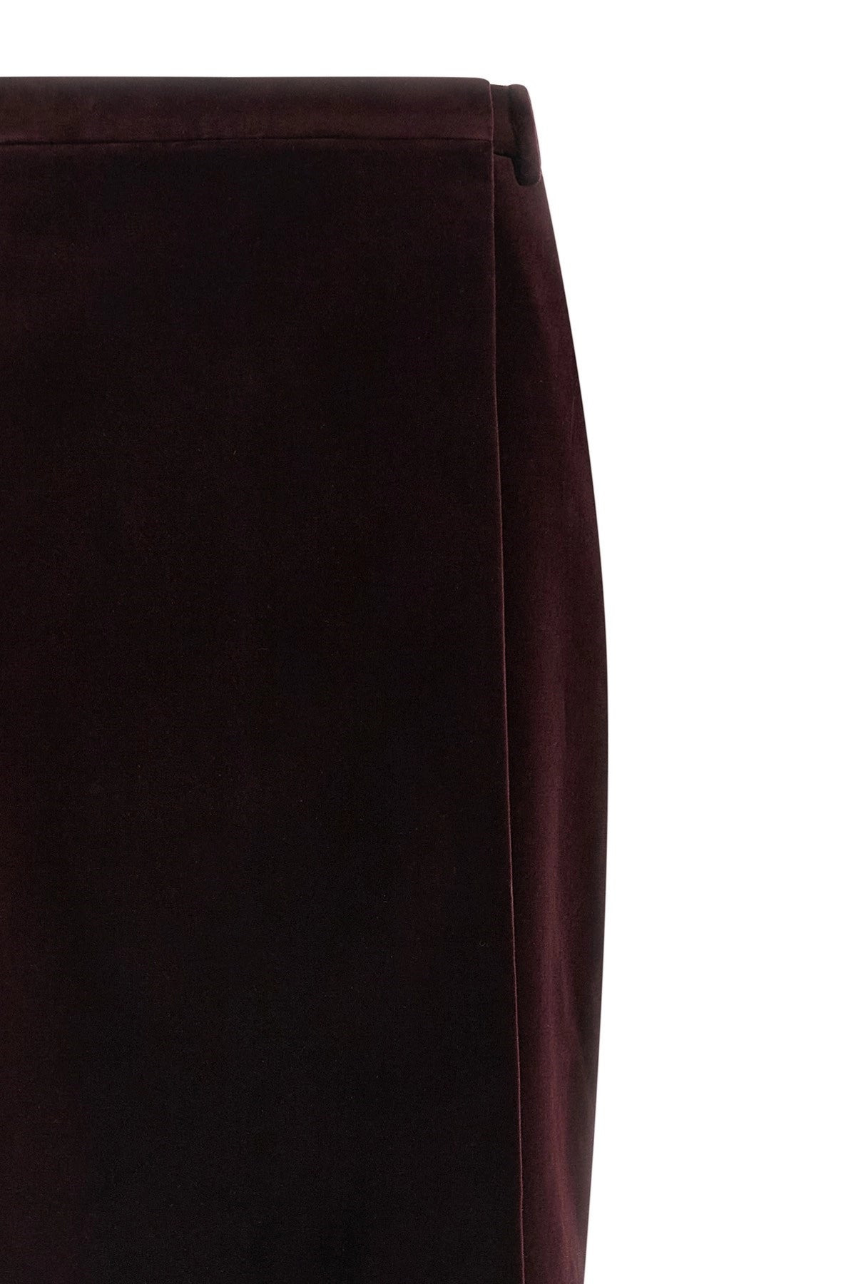 Saint Laurent Women Velvet Skirt - 3