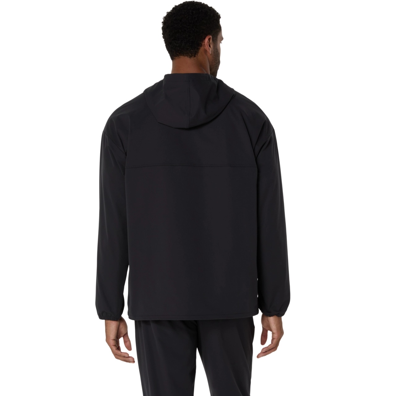 DOUBLE WEAVE RELAXED PULL OVER JACKET - 2