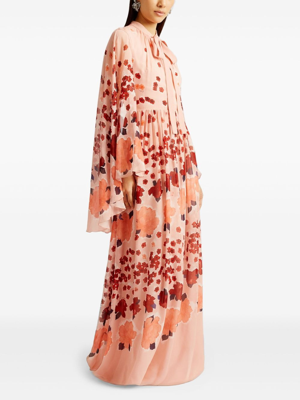 silk maxi dress - 2