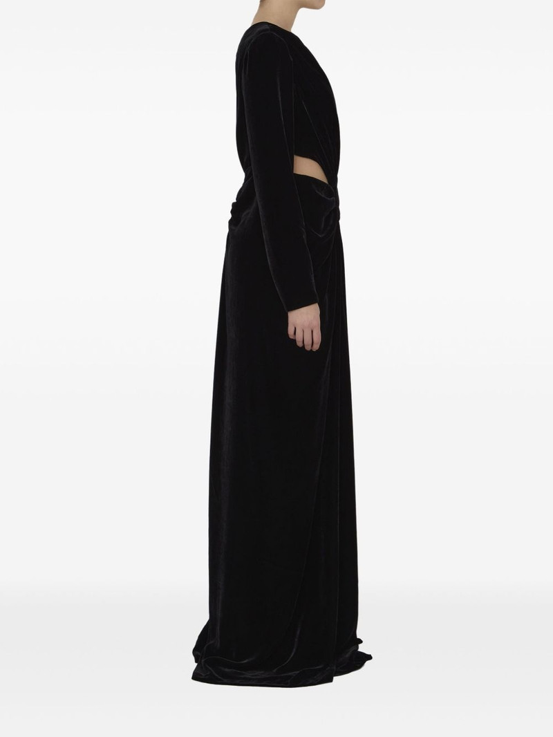 COSTARELLOS velvet dress outlook