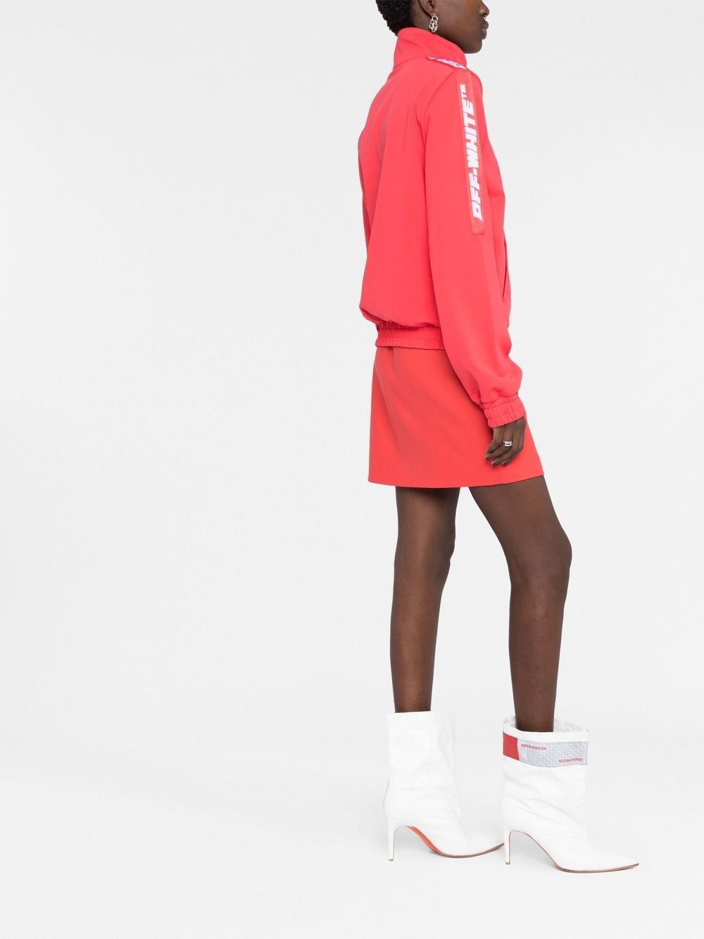 logo strap lightweight jacket - 6