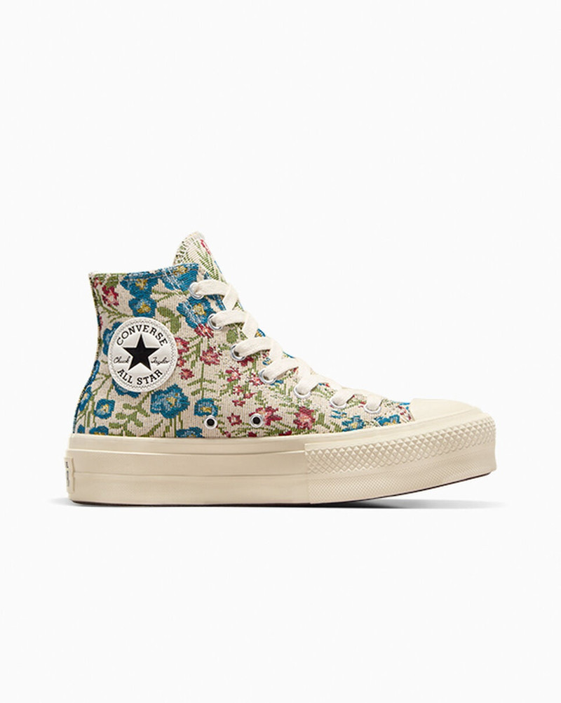 Chuck Taylor All Star Lift Platform Floral Tapestry - 1