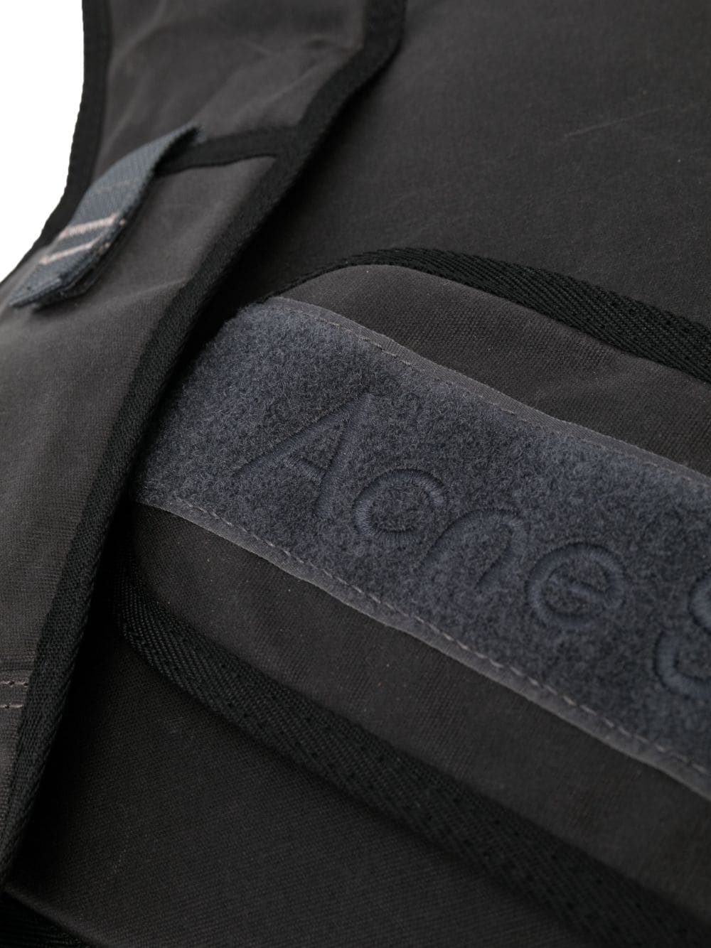 logo-patch cotton sling bag - 4