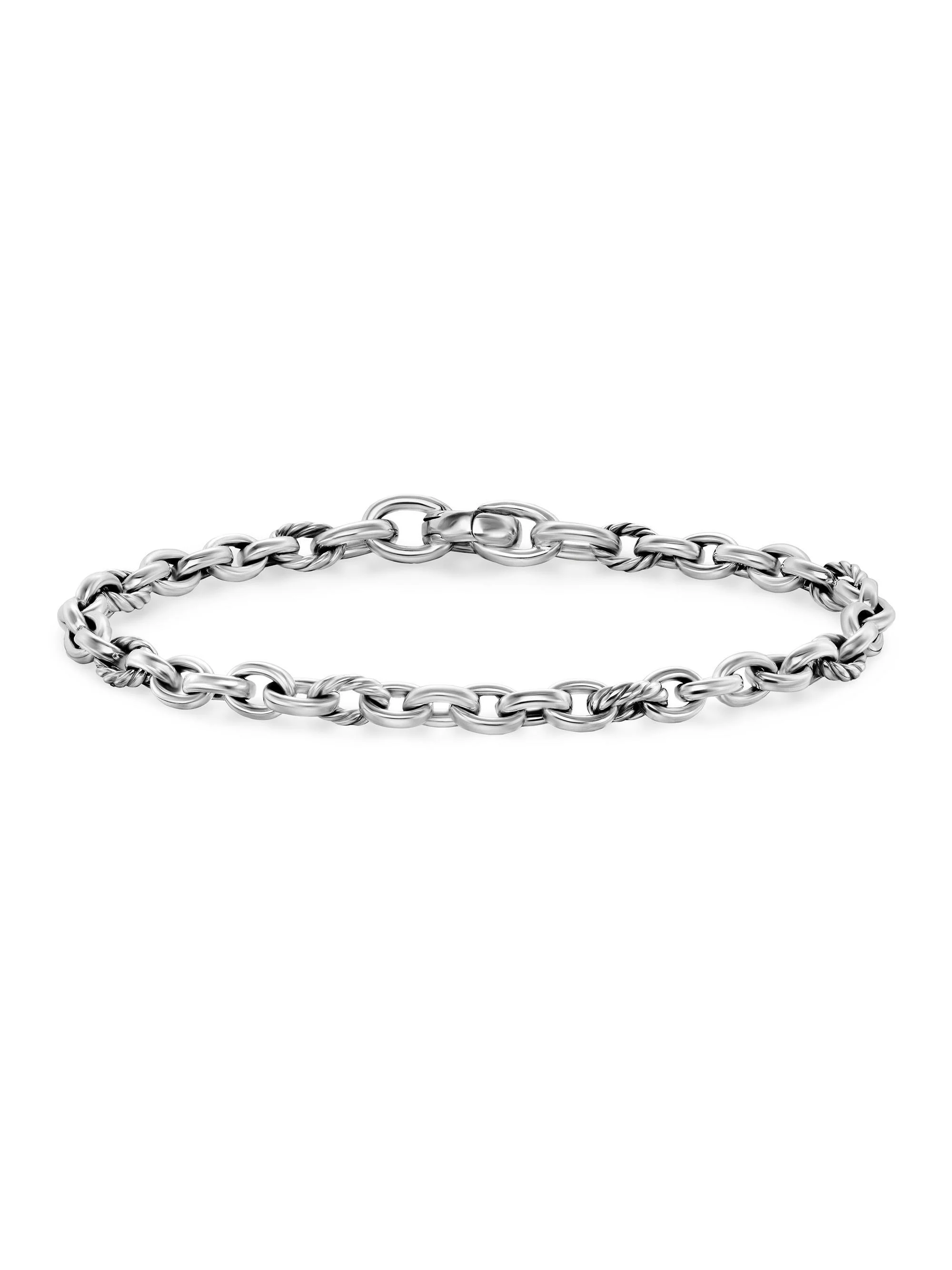 Women's DY Mercer Petite Chain Bracelet in Sterling Silver, 4.5MM - Silver - 1
