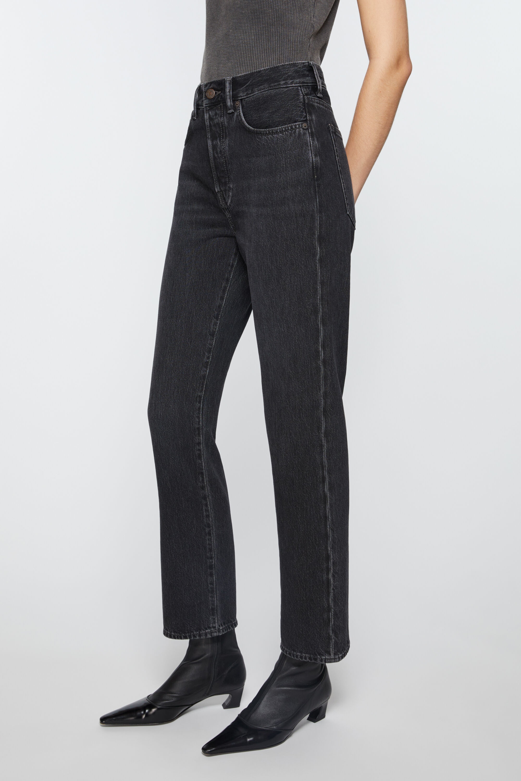 Regular fit jeans - Mece - Black - 3