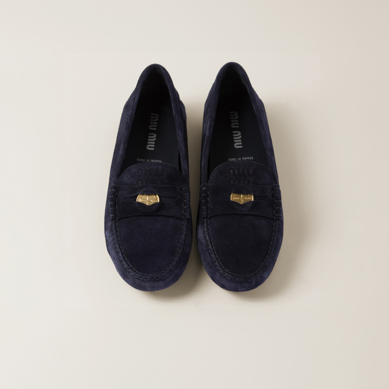 Suede driving shoes 4