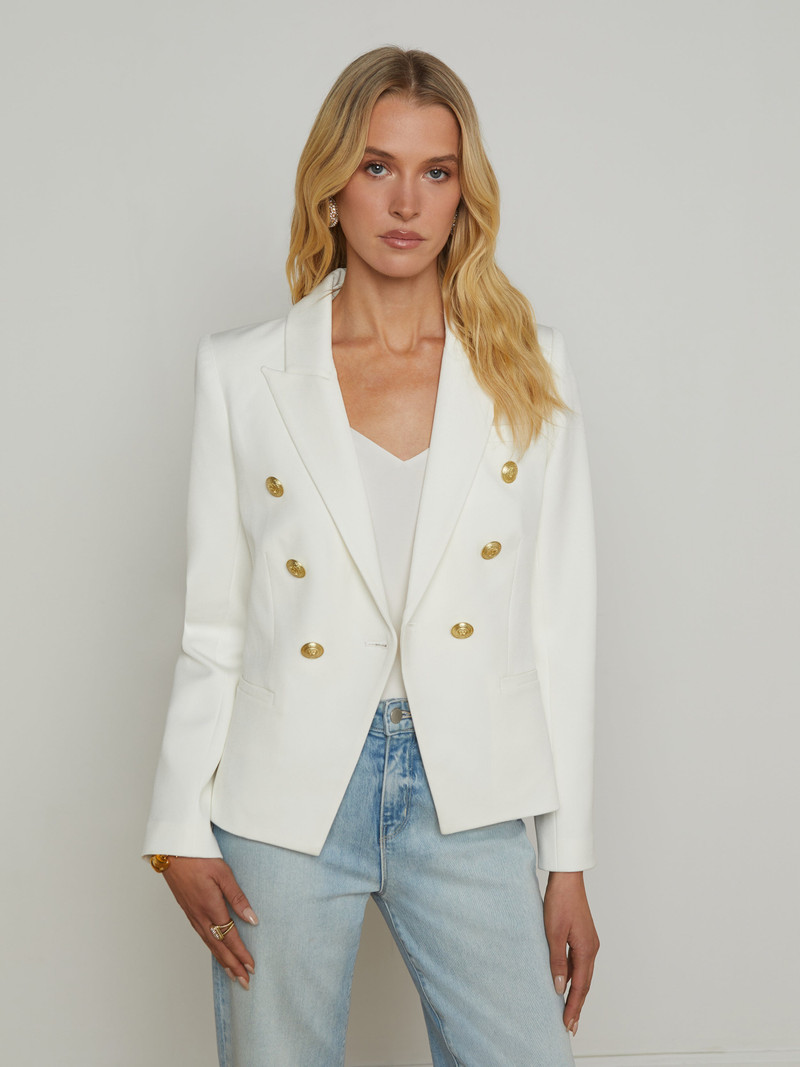 L'AGENCE Marie Slim-Fit Blazer outlook