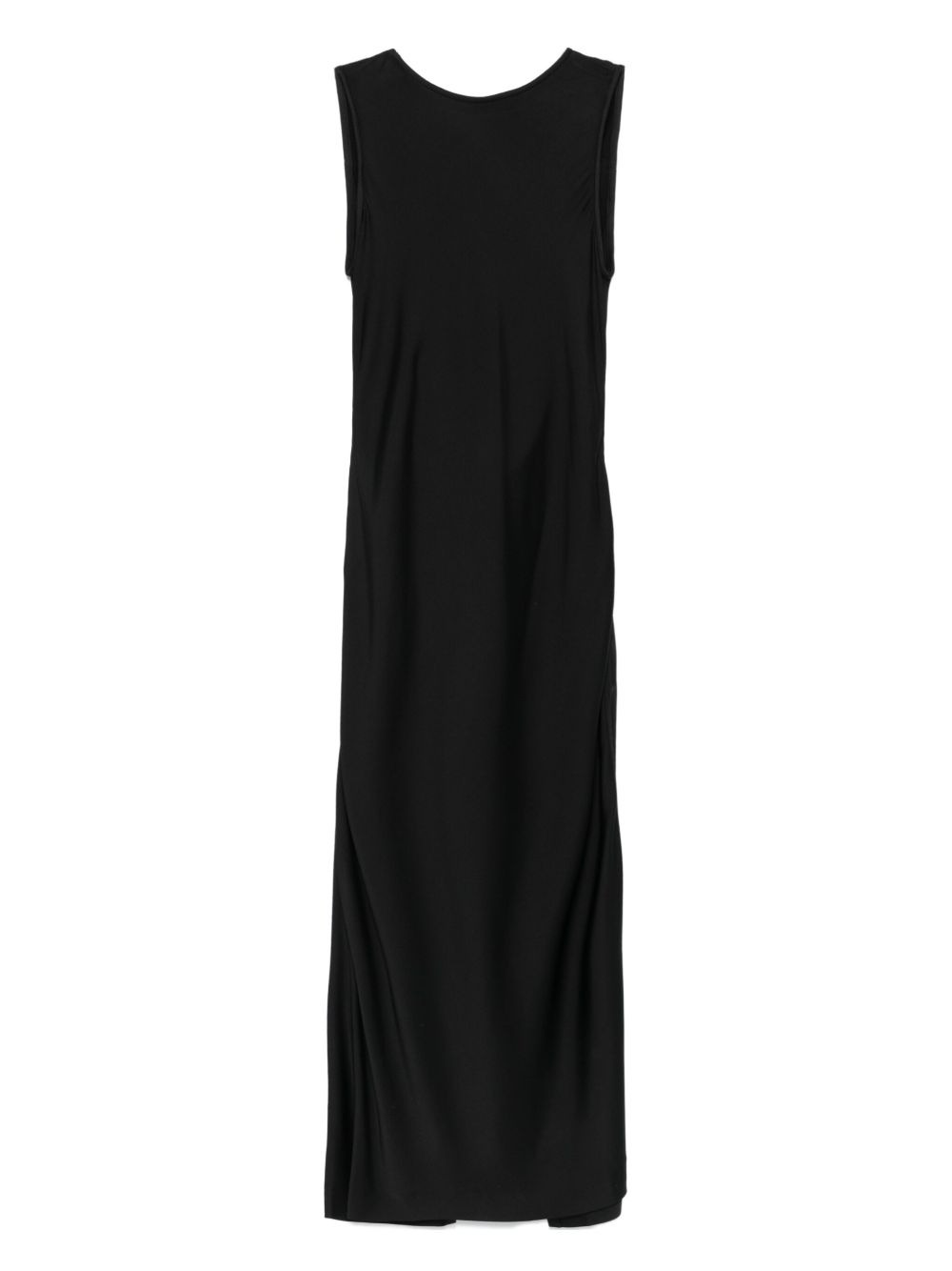 draped-back dress - 1