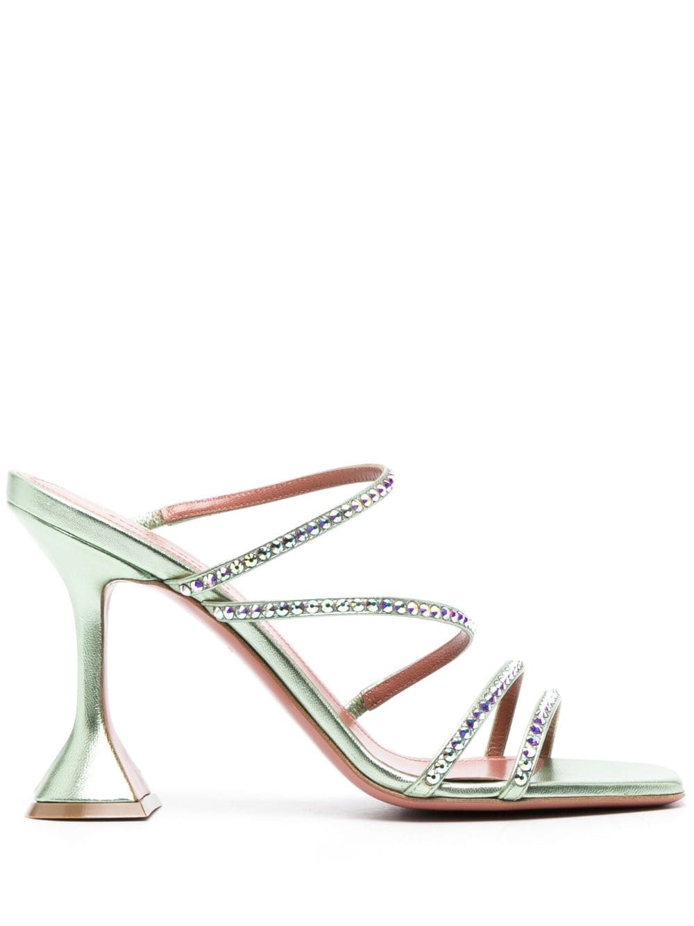 Naima 105mm crystal-embellished sandals - 1