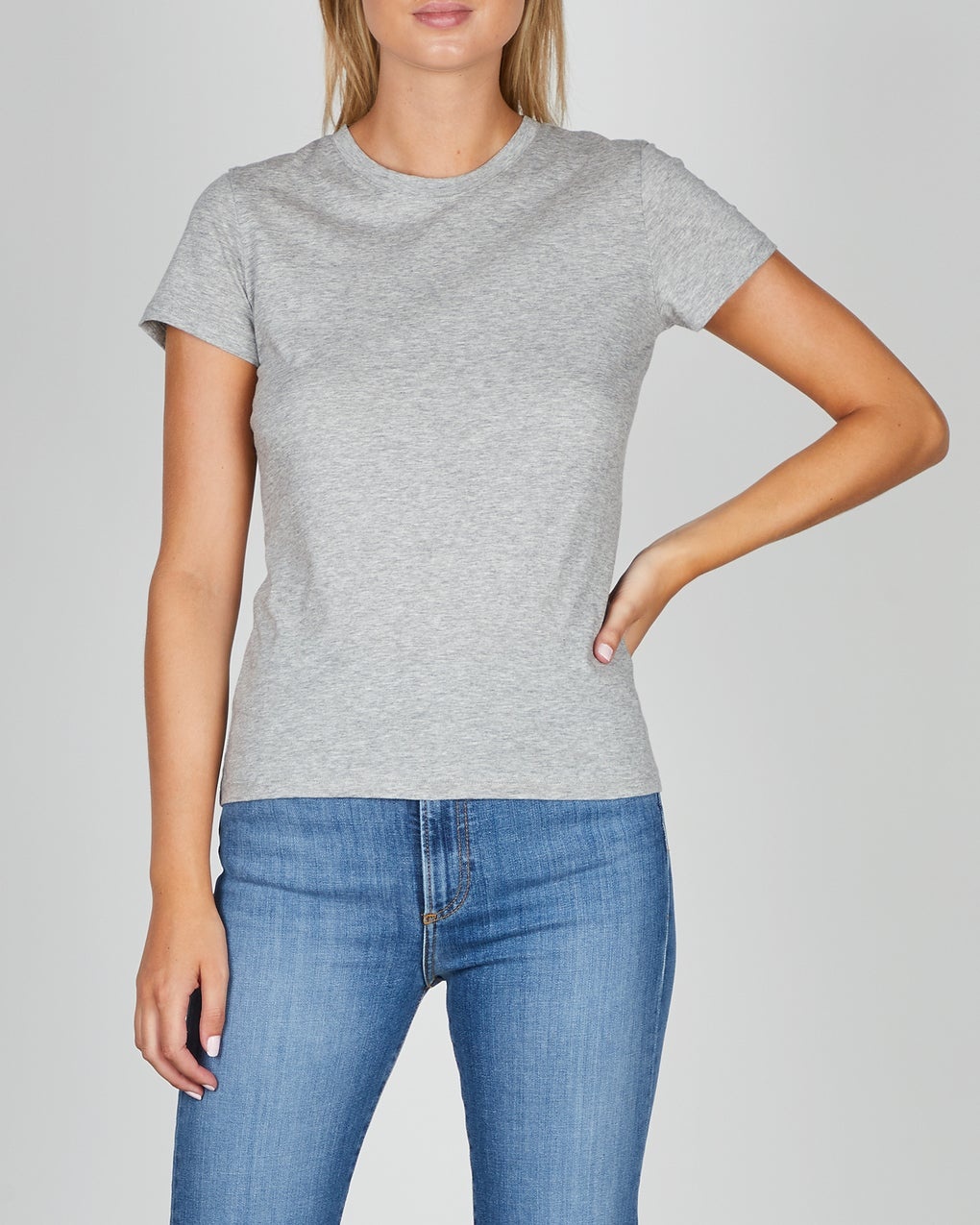 T-shirt Essential Crew Grey - 1