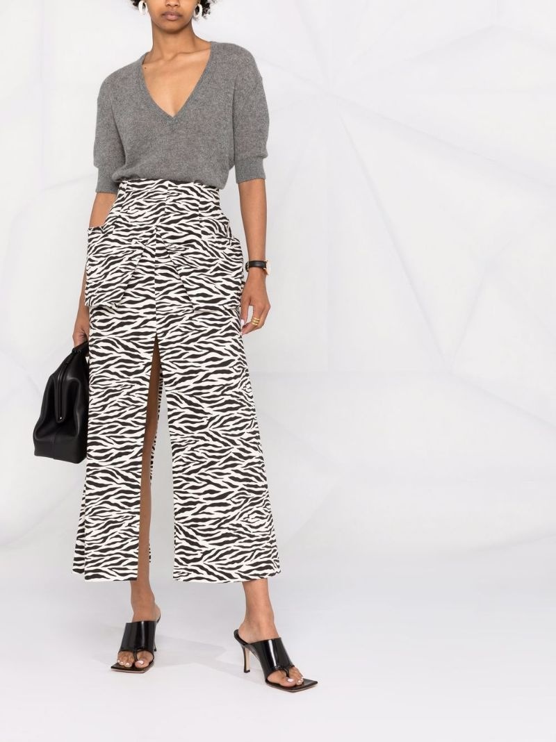 V-neck cashmere top - 2