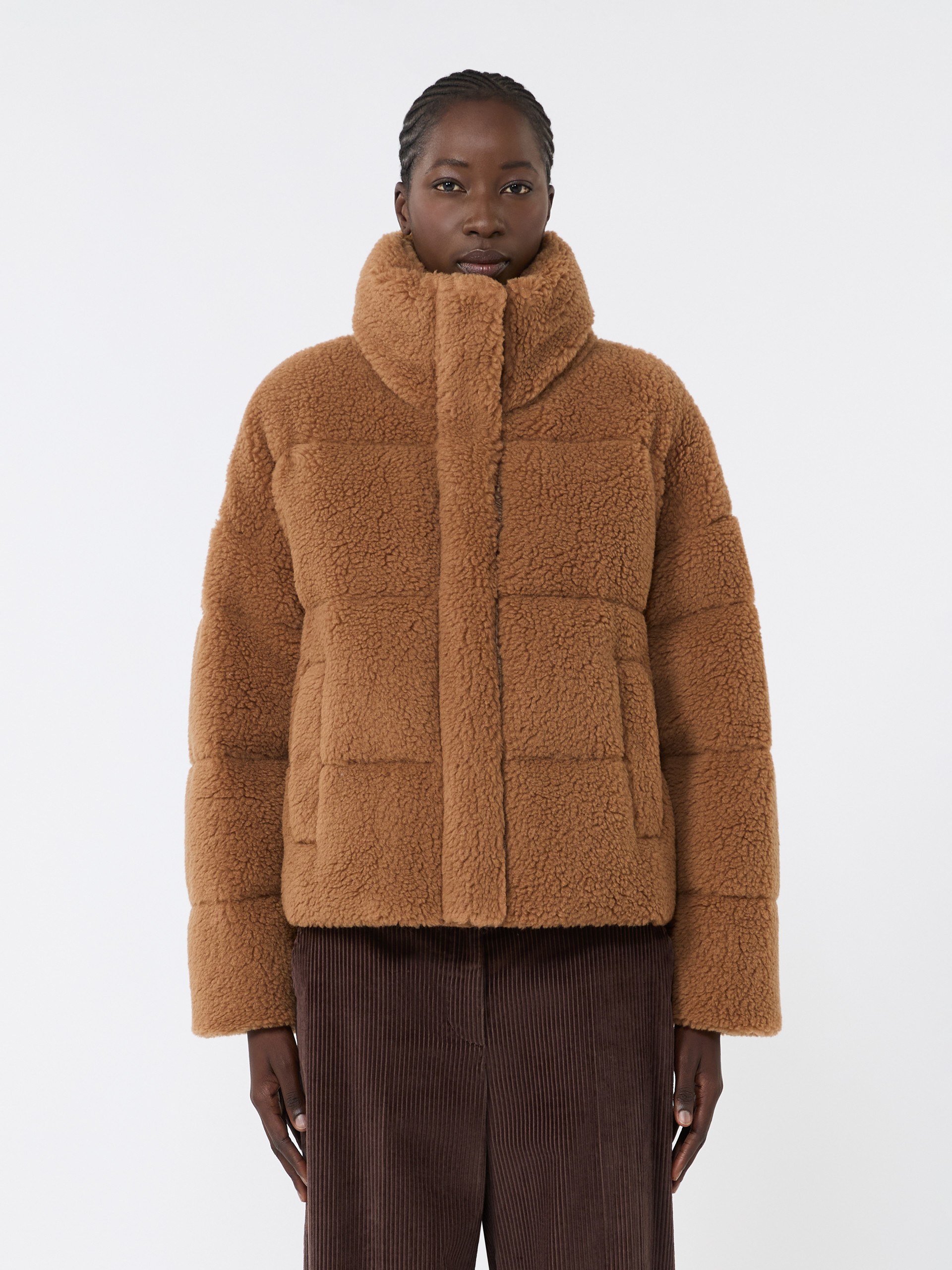 ALFREDO Cropped wool down jacket - 3
