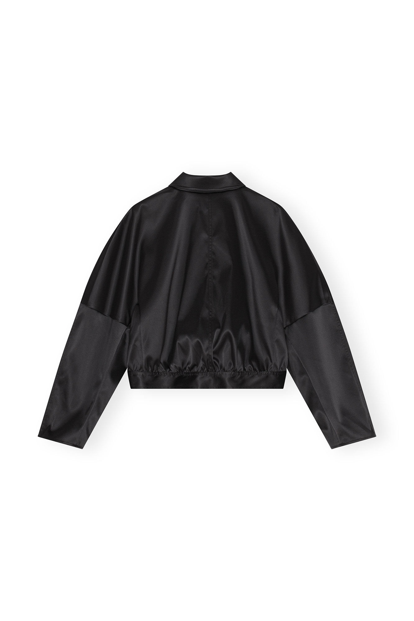 DOUBLE SATIN SHORT JACKET - 2
