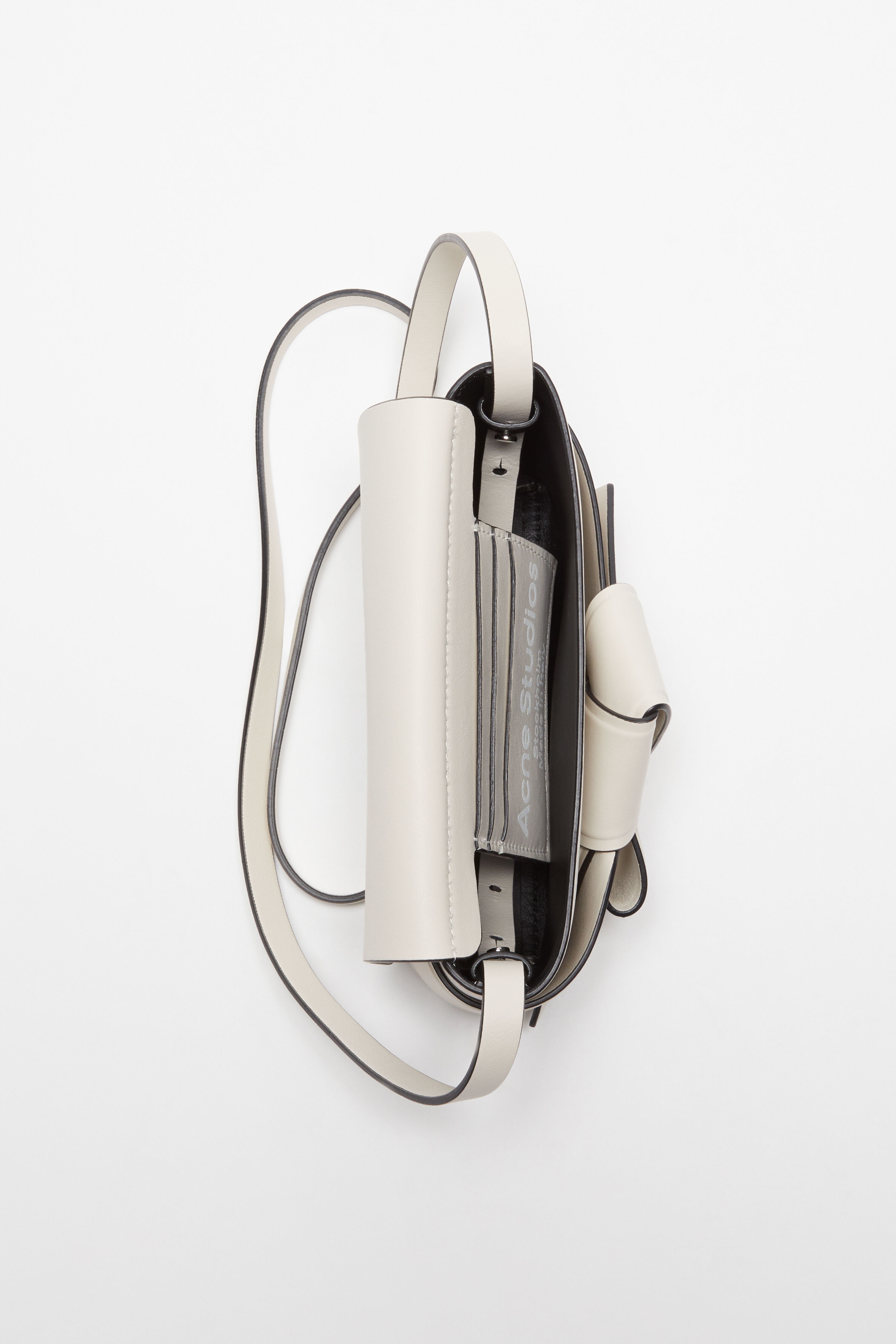 Musubi mini crossbody bag - White/black - 3