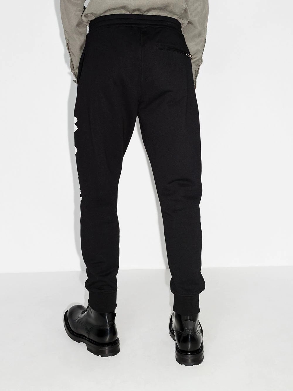 LOGO GRAFFITI PRINT TRACK PANTS - 3