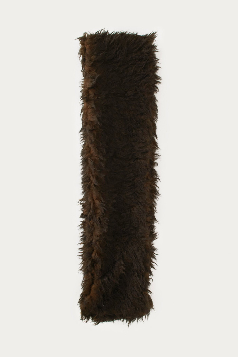 Floss Scarf Ombre Brown Hairy Wool 1