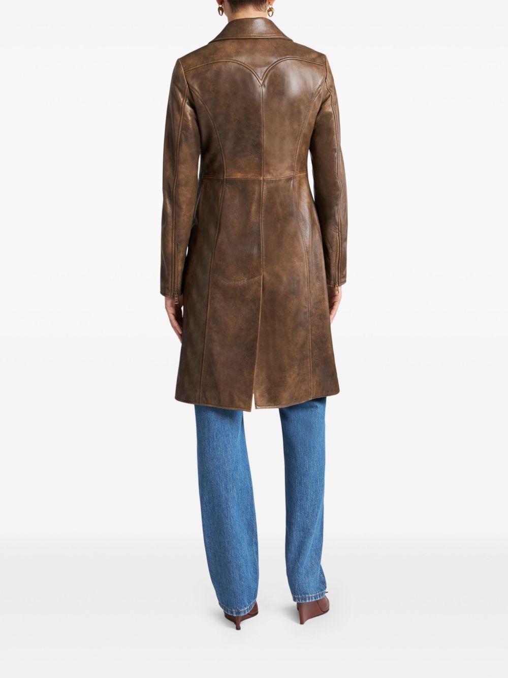 leather coat - 4